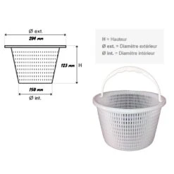 Panier Prestige 17,5 L - Skimmer Piscine Astral -Polaris Soldes img 1167 03 1080