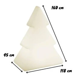 Sapin Lumineux Led Intérieur Extérieur - Lumière Blanche Chaude -Polaris Soldes img 1821 04 1080