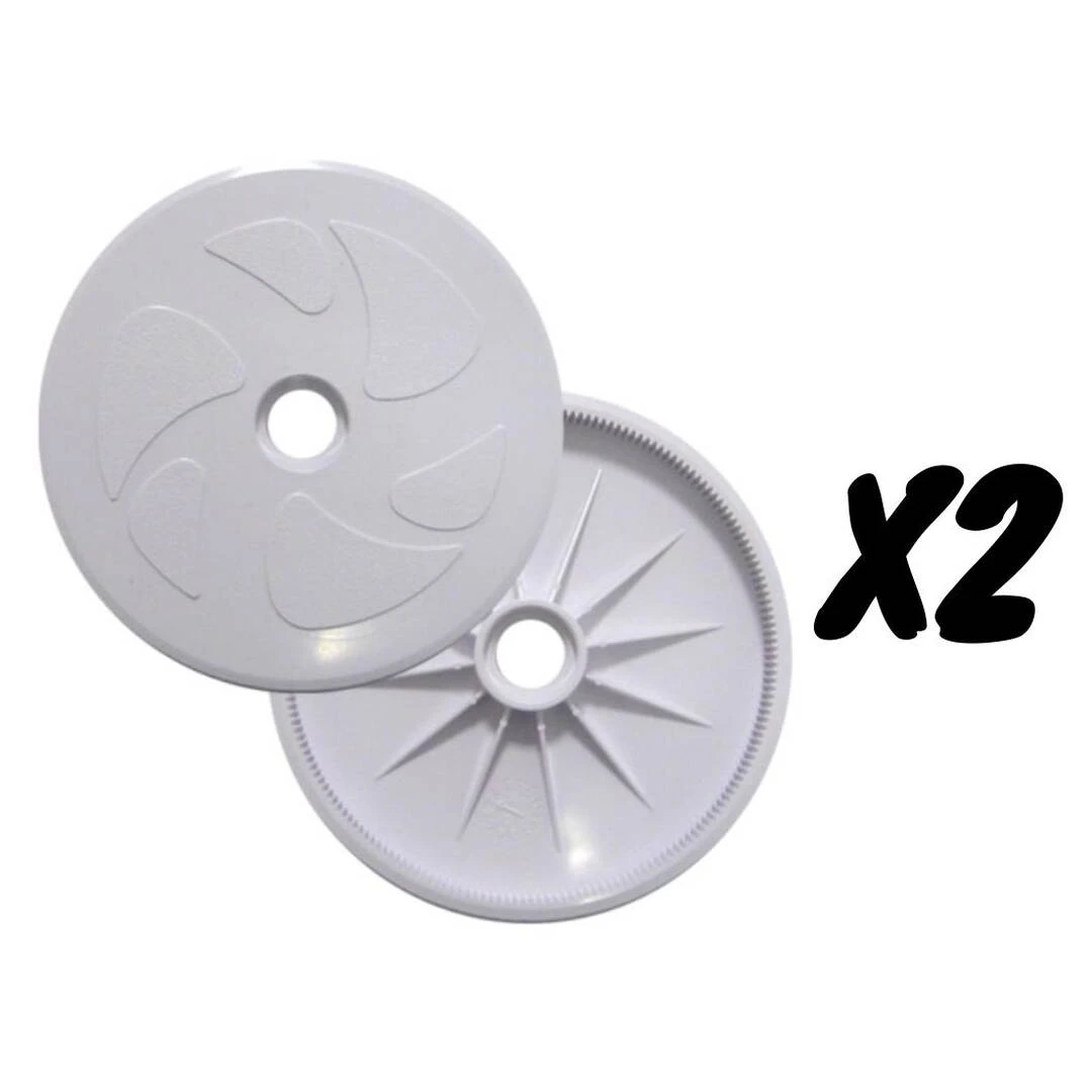 2 Grandes Roues Blanches - Adaptable Polaris C-6 1 2 Grandes Roues Blanches - Adaptable Polaris C-6